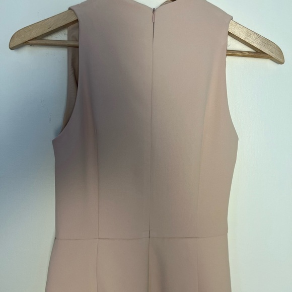 Lane JT Womens Cocktail Pintuck Dress S Blush Pink Avant Garde Occasion Pleated - Picture 12 of 17